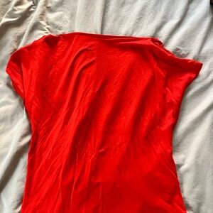 Backless going out top Vibrant Red Women's Top